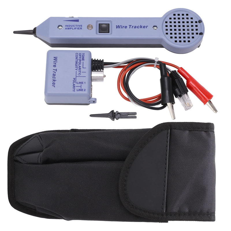 [Australia - AusPower] - Network Cable Tracing Tester Kit, Tone and Probe Tracing Tester Kit, one Generator Kit Line Finder for Telephone, for Telephone, Coax, Trace Data, Electrical Cables 