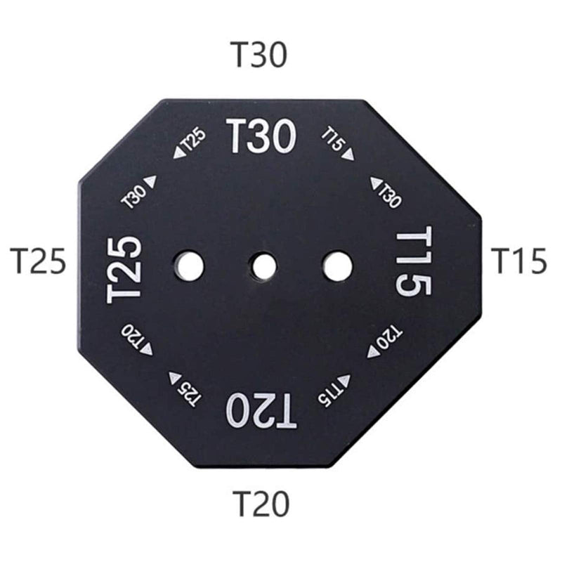 [Australia - AusPower] - 8 in 1 Router Templates, Aluminium Alloy, Radius Jig Router Templates, Radius Half Round Corner Radius Quick Jig Router Table Templates (R15/20/25/30+T15/20/25/30) 