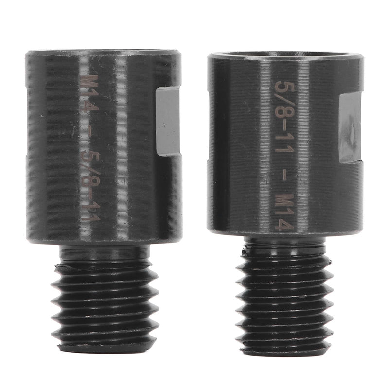 [Australia - AusPower] - ZAWELIYO 2 Piece Threaded Adapter, Stable Connection for Power Tools, Highly Compatible with Various Bits, Alloy Steel, 5/8 Inch to M14 and M14 to 5/8 Inch 
