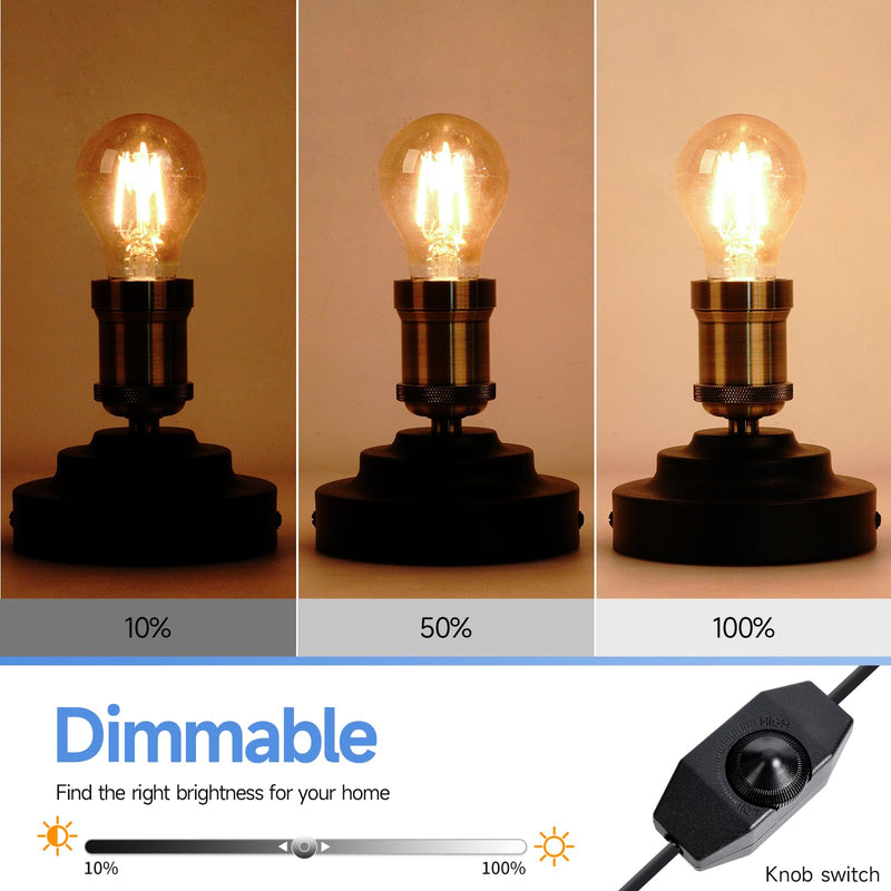 [Australia - AusPower] - Small Chandelier Base, Plug dimming Cable Length 570 cm, Suitable for corridors, Walls, farmhouses, Halls and Other E26-E27 lamp Holders. 