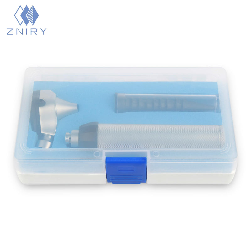 [Australia - AusPower] - Beta 2000 FiberOptic Otoscope with C Cell Battery Handle Set Fiber-Optic LED Otoscope with 10 Disposable Tips/Medical School kit 