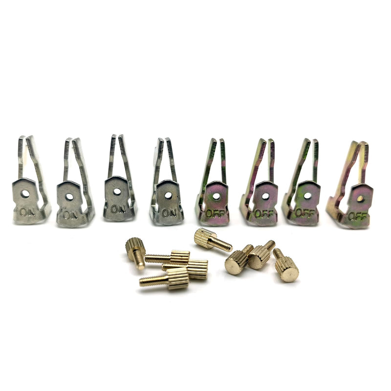 [Australia - AusPower] - Zuide Time Switch Trippers Kit 156T1978A for Intermatic T100 Series T102 T103 T101R T104M T104R Clock Dial Trippers Timers(4 ON /4 Off /8 Screws) 