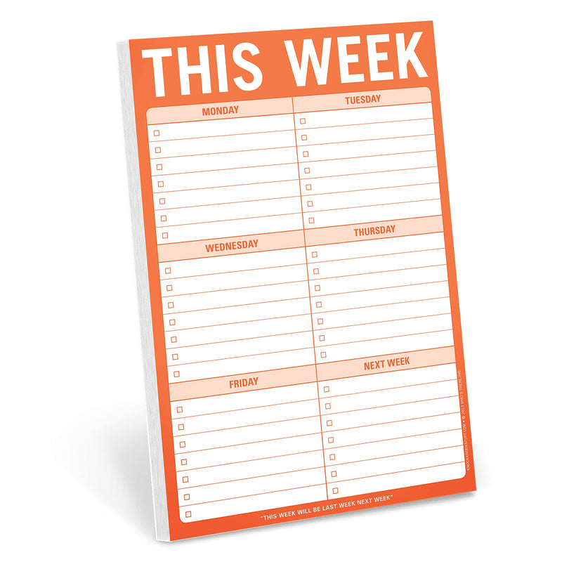 [Australia - AusPower] - Knock Knock This Week Pad, To Do List Notepad, 6 x 9-inches 