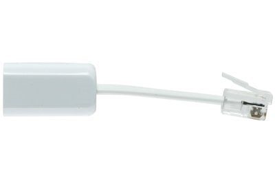 [Australia - AusPower] - ECore Cables Telephone Cord Detangler - Extended Rotating - White - 3 Pack 