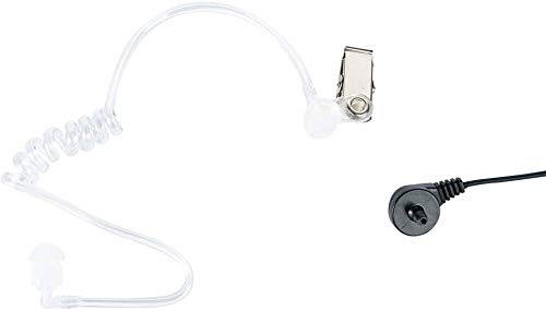 [Australia - AusPower] - Caroo Walkie Talkie 2.5mm Earpiece,2 Pack 1 Pin Covert Acoustic Tube Earpieces Headset with PTT Mic for Motorola Talkabout MH230R MR350R T200 T200TP T260 T260TP T600 MT350R Two Way Radio 