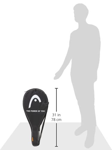 [Australia - AusPower] - HEAD Tennis Racquet Cover Bag - Lightweight Padded Racket Carrying Bag w/ Adjustable Shoulder Strap 