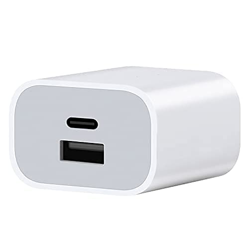 [Australia - AusPower] - YOWOCHUNG XYY-PD20CAU 20Ｗ Fast Charger, Durable Port Type-C and USB Fast Charger, Wall Charger PD Power Adapter for iPhone 11/12/13 Pro/Max/Plus 