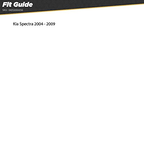 [Australia - AusPower] - Scosche 2005-Up Kia Spectra 5.25” or 6.5” Speaker Adapter for Front Doors (1 Pair) SAKA656 
