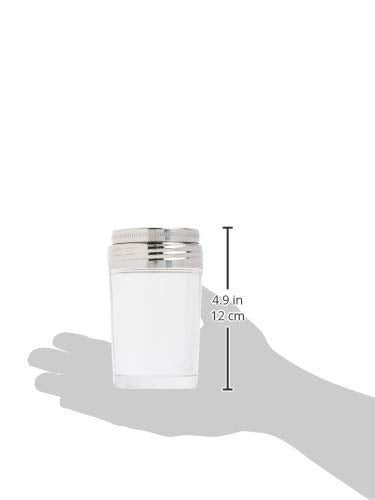 [Australia - AusPower] - Norpro Shaker Cup Glass Adjustable Pizzeria Style Pepper/Salt/Cheese/Spice 5.25" 1 