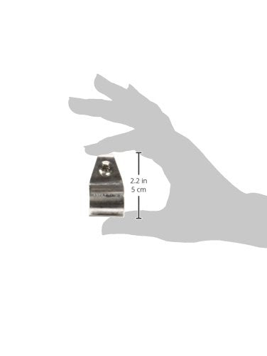 [Australia - AusPower] - CWI Gifts 1.75" Key Hole Hook W/Screws 2Pk, Silver 