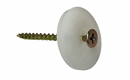 [Australia - AusPower] - Yost Plastics - Plastic Cap Washers, Use with Nails or Screws, 500 Qty, 1-1/8" Made in The USA 