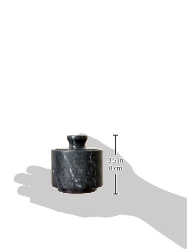[Australia - AusPower] - Fox Run Marble Salt Cellar, Black 