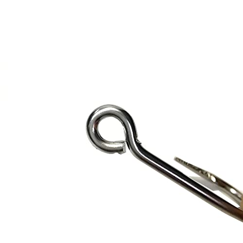 [Australia - AusPower] - #5/0 Gamakatsu/Mustad Off Brand 50pcs Heavy Duty Extra Strength 7691 Stainless Steel Jigging Assist Hook Sharpened Live Bait/Bass Fish Hook, Silver 