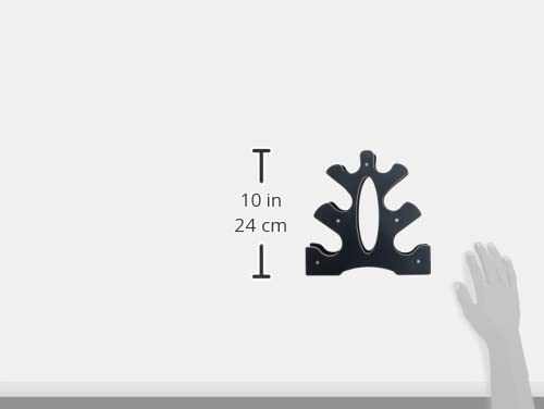 [Australia - AusPower] - portzon Dumbbell Rack - Hand Weight Set Tree - Designed to Hold Neoprene Dumbbells - One Pair Each (3lb, 5lb, 8lb) (Weights Not Included),Black 