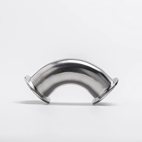 [Australia - AusPower] - Beduan Elbow 90 Degree 1" Tube OD Stainless Steel 1.5" Tri Clamp Sanitary Pipe Fitting (Ferrule OD 50.5mm) Tube OD 25mm 