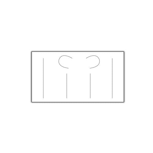[Australia - AusPower] - Veltec White Pricing Labels, 1 Line,for Monarch 1131 Price Gun – 1 Sleeve, 20,000 Labels with Security Slits and Free Ink Roller 