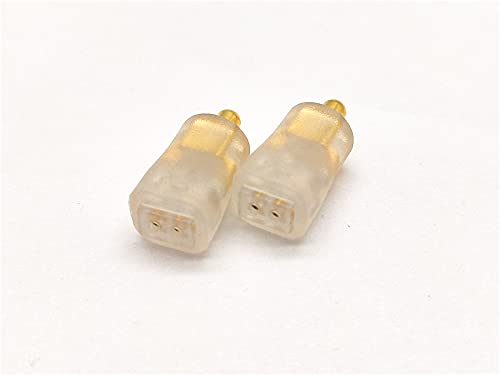 [Australia - AusPower] - Girftu DIY 2Pin 0.78mm to MMCX Connector Adapter, MMCX (Transparent) Transparent 