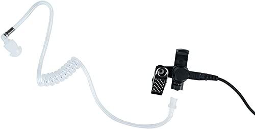 [Australia - AusPower] - BVMAG Motorola Walkie Talkie Earpiece with Mic,2 Pin Covert Acoustic Tube Earpieces Headset for Motorola CP200 GP300 GP2000 CLS1410 CLS1110 RDM2070d CP185 Two Way Radio 2 Wire PU Material,2 Pack 