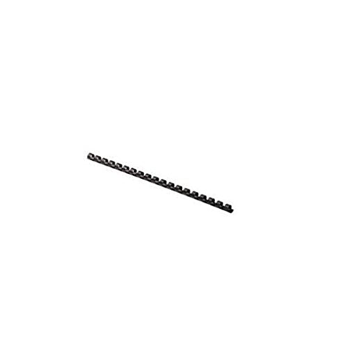 [Australia - AusPower] - Fellowes Plastic Comb Bindings, 3/8 inch Diameter, 55 Sheet Capacity, Black, 100 Combs/Pack 
