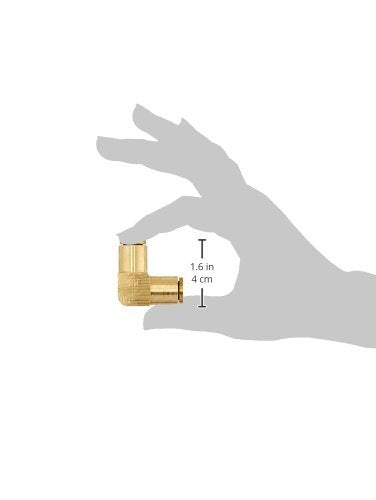 [Australia - AusPower] - Eaton Weatherhead 1865X6 Brass CA360 D.O.T. Air Brake Tube Fitting, 90 Degree Union Elbow, 3/8" Tube OD 