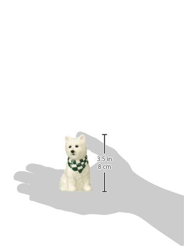 [Australia - AusPower] - Cosmos Gifts 56576 Christmas Salt and Pepper Shaker-West Terriers, 3-1/2 inches high, White 