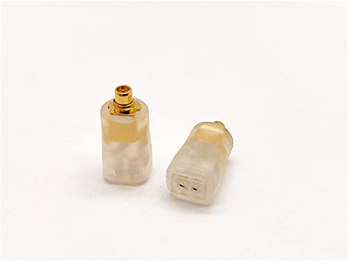 [Australia - AusPower] - Girftu DIY 2Pin 0.78mm to MMCX Connector Adapter, MMCX (Transparent) Transparent 