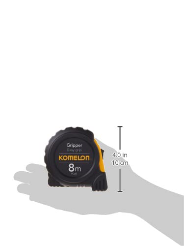[Australia - AusPower] - Komelon PG85 8m by 25mm Metric Gripper Tape, Black 