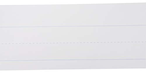 [Australia - AusPower] - School Smart Ruled Sentence Strips, 3 x 24 Inches, White, Pack of 100,6471 
