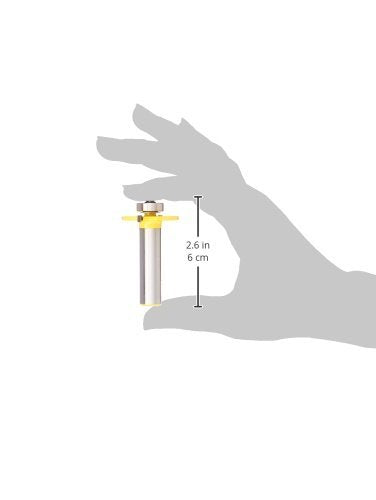 [Australia - AusPower] - Yonico Biscuit Cutter Joint Slot Router Bit #10 1/2-Inch Shank 14183 #10 Biscuit Joint - 1/2" Shank 