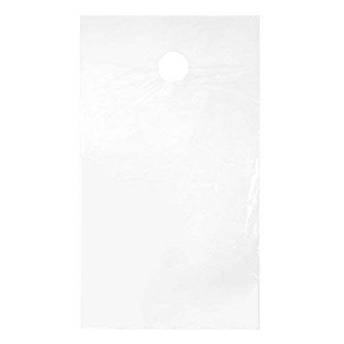 [Australia - AusPower] - ClearBags 9 x 12 Door Hanger Bags (100 Bags) for Door Knob Flyers Promotions Coupons | Clear Plastic Poly Hanging Bags for Mail | Newspaper Bags with Hangers Protect Against Rain, Dirt, & Bugs | DK2A 9" x 12" (100) 