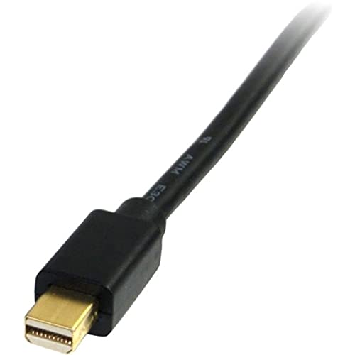 [Australia - AusPower] - StarTech.com 6ft (2m) Mini DisplayPort to VGA Cable - Active Mini DP to VGA Adapter Cable - 1080p Video - mDP 1.2 or Thunderbolt 1/2 Mac/PC to VGA Monitor/Display - Converter Cord (MDP2VGAMM6) Black VGA (M/M) Single 