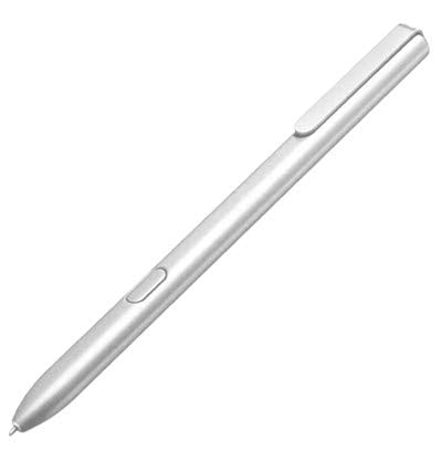 [Australia - AusPower] - Tab S3 Pen Replacement for Samsung Galaxy Tab S3 T820 T825 T827 Stylus Pen S Pen Pointer Pen for Galaxy Book 10'/12' W620 W625 W627 W720 W725 W727+Tips/Nibs+Eject Pin+Pen case (Silver/White) Silver/White 