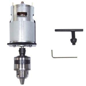 [Australia - AusPower] - BEMONOC 775 DC Motor 12V 12000RPM Lathe Press With Miniature Hand Drill Chuck & Bracket High Speed 775 DC Motor For DIY Assembly 