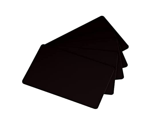 [Australia - AusPower] - Pack of 100 Black CR80 PVC Cards | 30 mil by easyIDea 100 ID Cards 