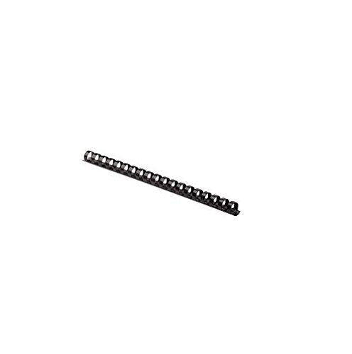[Australia - AusPower] - Fellowes Plastic Comb Bindings, 3/8 inch Diameter, 55 Sheet Capacity, Black, 100 Combs/Pack 