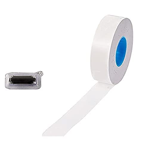 [Australia - AusPower] - Veltec Premium 2212 Pricing Labels for Garvey and Contact 22-6 22-7 22-8 Price Gun - 9 Rolls, 11,000 Labels and Free Inker (White) White 