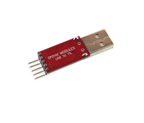 [Australia - AusPower] - #10Gtek# CP2102 USB to TTL Module downloader Serial Converter Adapter, with Jumper Wires UART STC 3.3V and 5V x1 