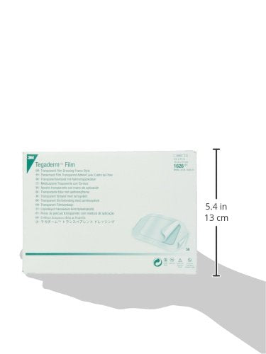 [Australia - AusPower] - 3M™ Tegaderm™ Transparent Film Dressing Frame Style 1626 4" x 4-3/4" (10 cm x 12 cm) 50 