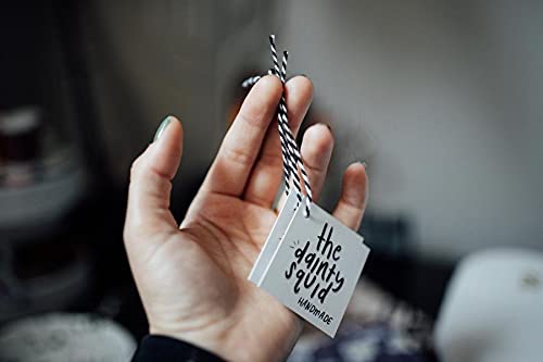 [Australia - AusPower] - 656 Feet Black and White Twine,Cotton Bakers Twine Cotton Cord Crafts Twine String for Holiday 