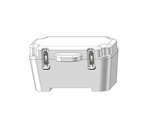 [Australia - AusPower] - COOLOGIN Rubber Flexible T-Handle Hasp Draw Latch for Tool Box, Cooler, Golf Cart or Engineering Machine Hood (2 Pack) 