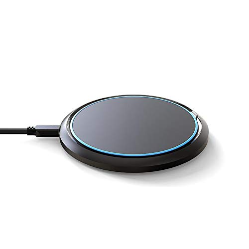 [Australia - AusPower] - BoxWave Charger for LG V60 ThinQ 5G (Single Screen) [SwiftCharge PowerDisc Wireless Charger (15W) with Wireless Chargers That Require QC3.0 minicube] Qi Wireless 15W Circular Desktop Charger 