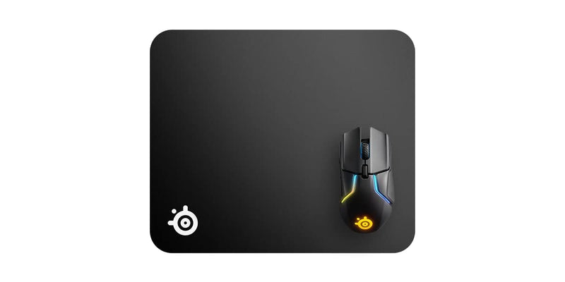 [Australia - AusPower] - SteelSeries QcK Gaming Surface - Medium Cloth - Optimized For Gaming Sensors Classic Black 