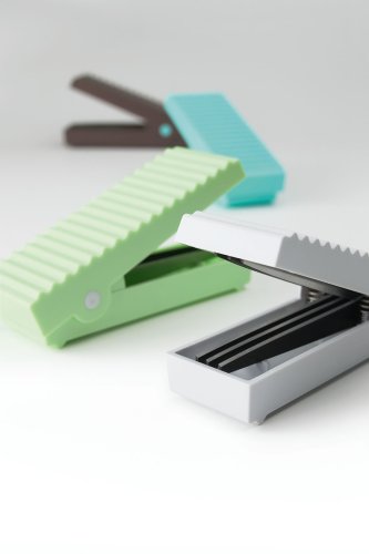 [Australia - AusPower] - HARAC Handy Paper Fringe Shredder Scissors Manual Safe Document Chipper for Office and Household Use (Green) Green 