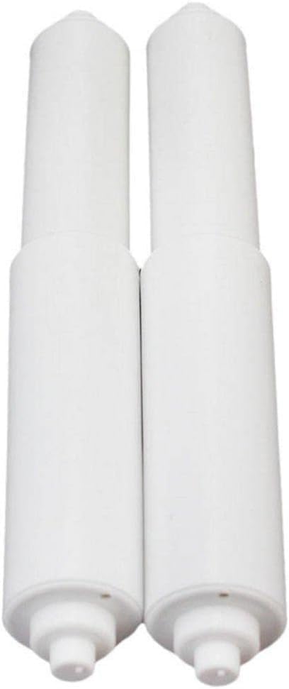 [Australia - AusPower] - 1Pc White Adjustable Tissue Box Paper Roll Core Replacement Bathroom Plastic Toilet Paper Roll Paper Spring Cores Roller Holder Rods Paperï¼ŒToilet Paper Holders, Hardware 