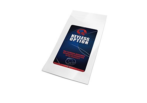 [Australia - AusPower] - KeylessOption Just the Case Keyless Entry Remote Car Key Fob Shell Replacement - Black 