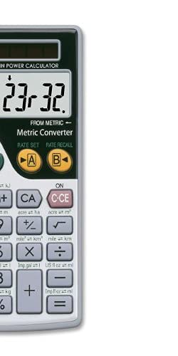 [Australia - AusPower] - Sharp EL344RB 10-Digit Calculator with Punctuation, Metric Converter, Solar Powered LCD Display, Small Pocket Calculator for Students and Professionals 