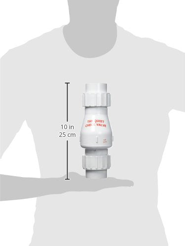 [Australia - AusPower] - Zoeller 30-0040 1.5" PVC Quiet Union Check Valve, White 