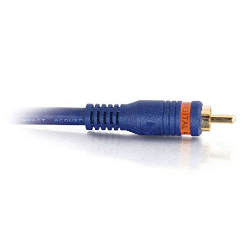 [Australia - AusPower] - C2G 29114 Velocity S/PDIF Digital Audio Coax Cable, Blue (3 Feet, 0.91 Meters) 