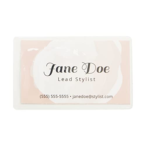 [Australia - AusPower] - Juvale Clear Adhesive Pockets Holder for Label & Business Card (2.3 x 3.7 in, 100 Pack) 