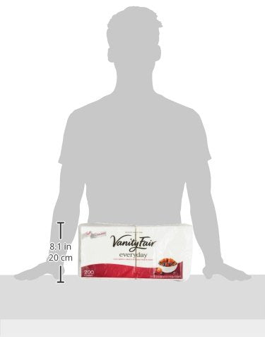 [Australia - AusPower] - Vanity Fair Everyday Napkins, 200 Count (Packaging Design May Vary) 